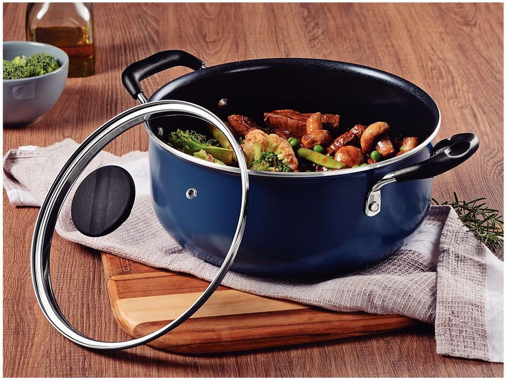 Caçarola Tramontina de Alumínio 24cm 4,8L Azul MediterrâneoTunis - 2