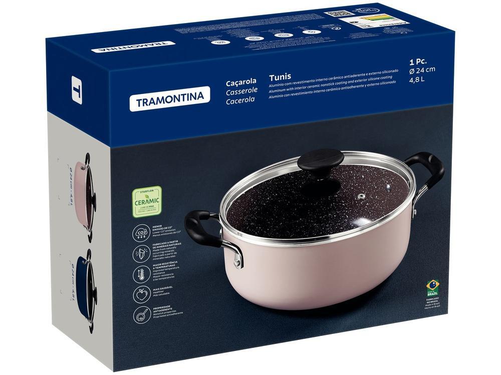 Caçarola Tramontina de Alumínio 24cm 4,8L Azul MediterrâneoTunis - 4