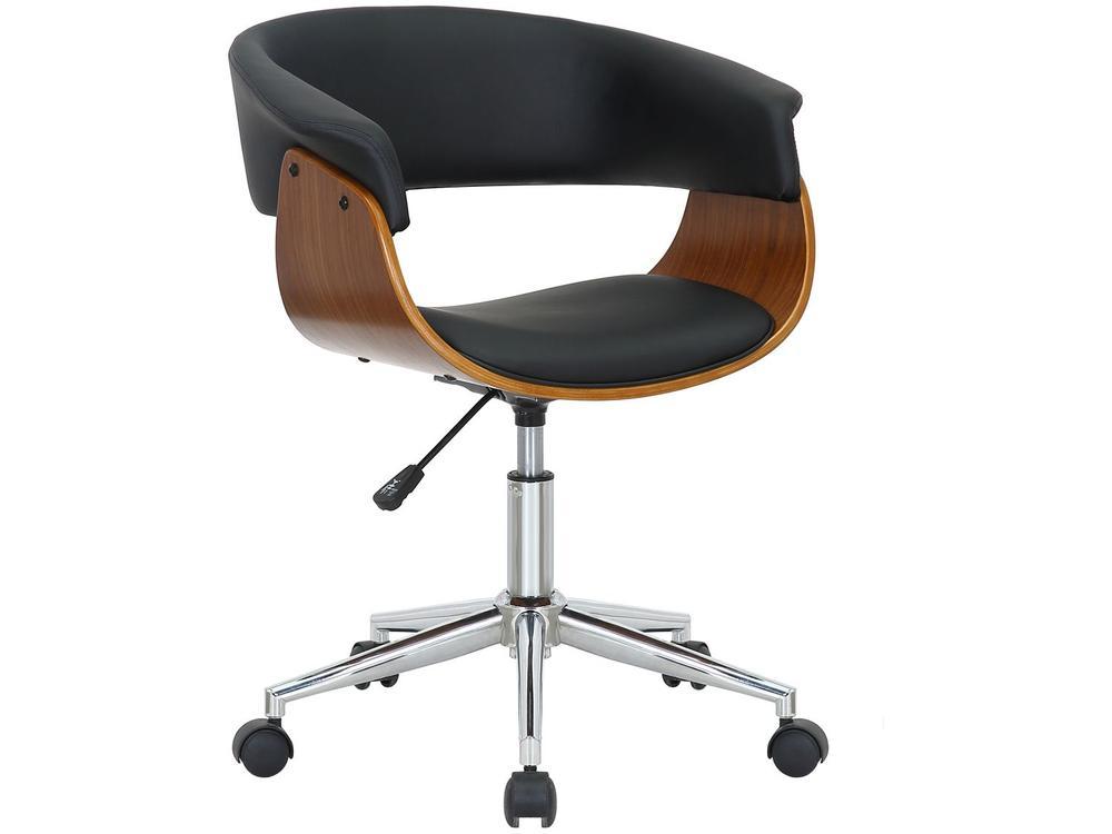 Cadeira de Escritório Executiva Giratória Preta DSG-002 Otello - 1