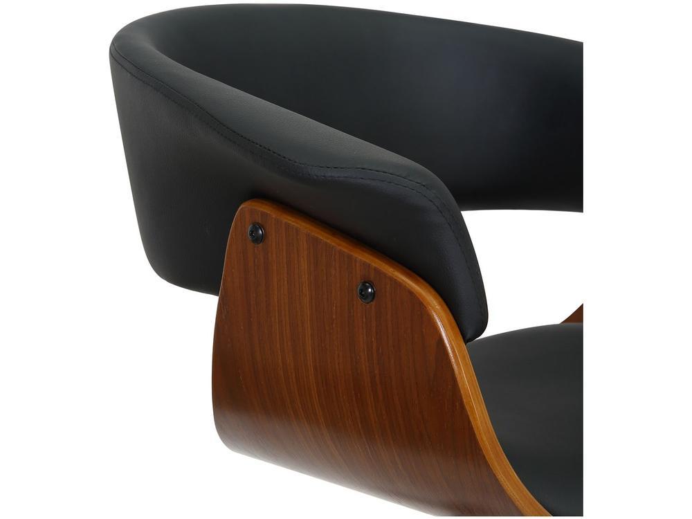 Cadeira de Escritório Executiva Giratória Preta DSG-002 Otello - 5