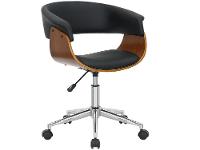 Cadeira de Escritório Executiva Giratória Preta DSG-002 Otello - 1