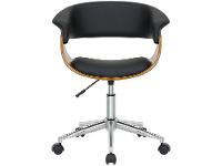 Cadeira de Escritório Executiva Giratória Preta DSG-002 Otello - 2