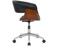 Cadeira de Escritório Executiva Giratória Preta DSG-002 Otello - 3