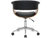 Cadeira de Escritório Executiva Giratória Preta DSG-002 Otello