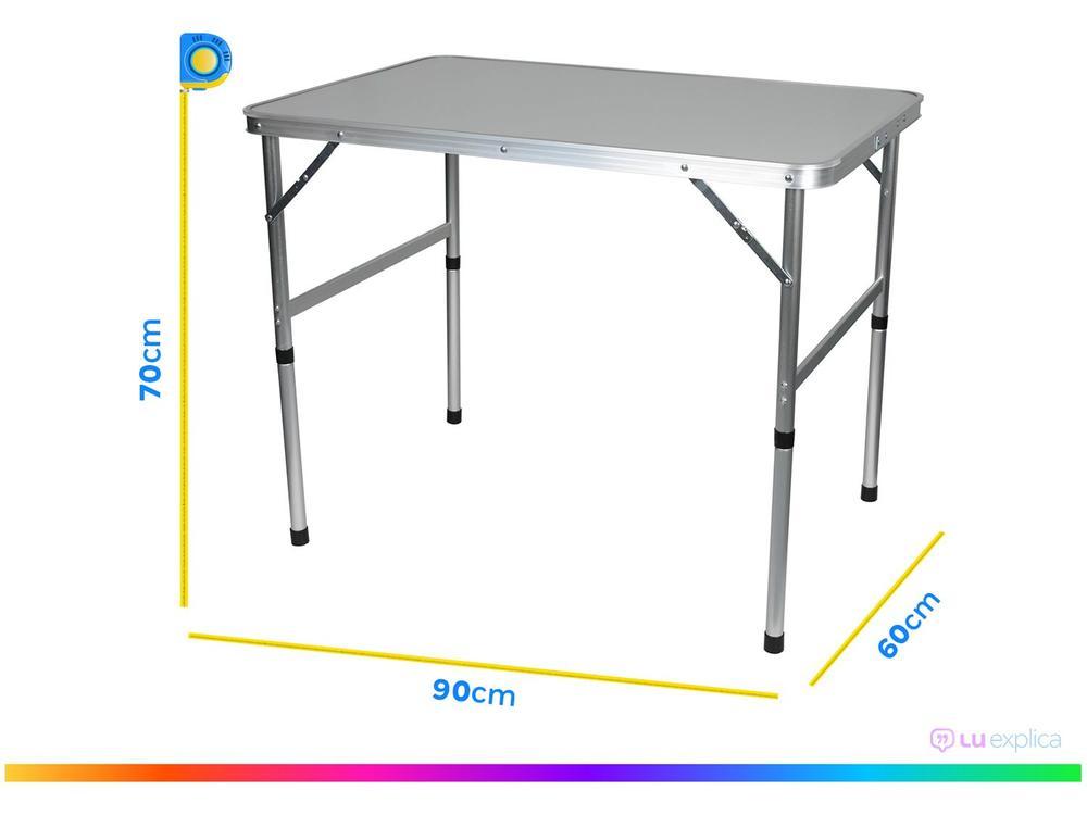 Mesa Dobrável Multiuso 90x60cm Otello DOB-AL2 - 6