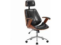 Cadeira de Escritório Presidente Giratória Preta DSG-001 Otello - 1