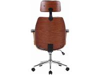 Cadeira de Escritório Presidente Giratória Preta DSG-001 Otello - 4