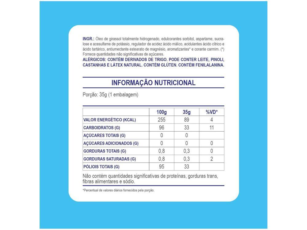 Bala Mentos Pastilhas Kiss Fruit Morango sem Açúcar 35g Lata com 50 Unidades - 5