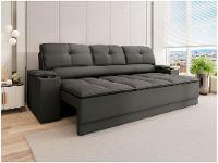 Sofá 3 Lugares Retrátil Reclinável Velosuede Up Next Sofás - 1