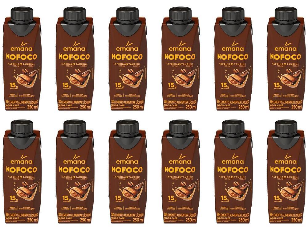 Bebida Láctea com 15g de Proteínas Emana Nofoco Café Zero Lactose 250ml - 6