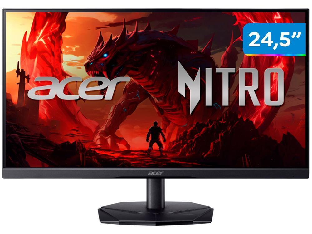Monitor 180Hz Full HD 1ms Acer KG1 Nitro Series KG251Q 24,5" LED DisplayPort - 1