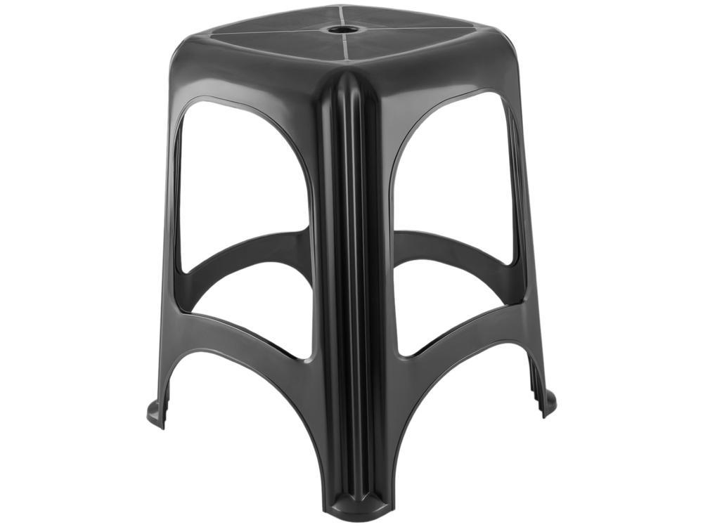 Banqueta Baixa Preta Tramontina Basic - 1