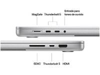 Notebook Macbook Apple Pro 16" M4 36GB RAM SSD 1TB Prateado - 7