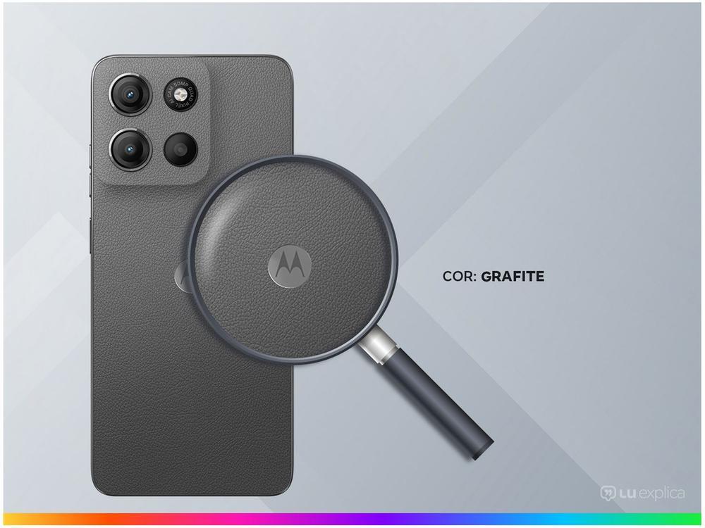 Smartphone Motorola Moto G15 256GB Grafite 4G 4GB RAM 6,7" Câm. Dupla Selfie 8MP - 22