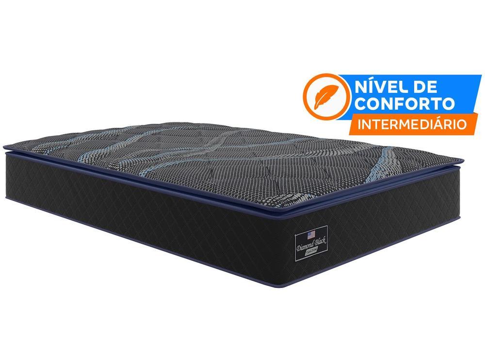 Colchão Casal Gazin de Molas Ensacadas 32x138x188cm Diamond Black - 2