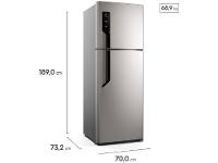 Geladeira/Refrigerador Electrolux Frost Free Duplex Inox Look 480L Efficient - 8