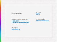 Colcha Casal Jolitex Ultrasonic Dyuri Cinza Prata 3 Peças - 10