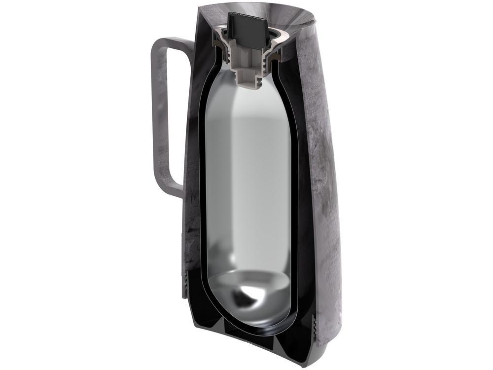 Bule de Chá e Café Térmico Cinza 500ml Tramontina Exata - 5