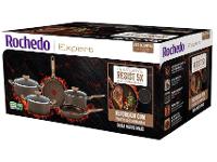 Jogo de Panelas Rochedo Antiaderente de Alumínio Chocolate 5 Peças Expert - 8