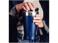 Copo Térmico Parede Dupla com Tampa Tramontina Exata 61646525 Azul 550ml