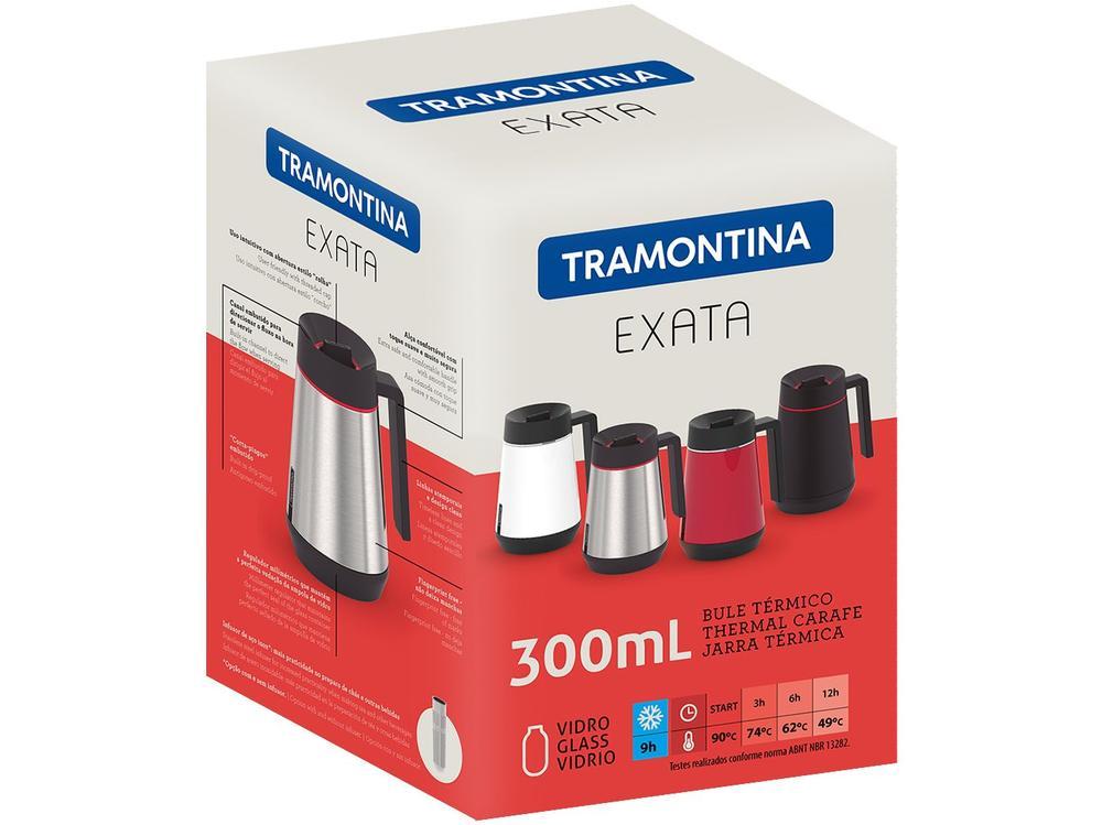 Bule de Chá e Café Térmico Vermelho com Tampa e Infusor 300ml Tramontina Exata 61644036 - 8