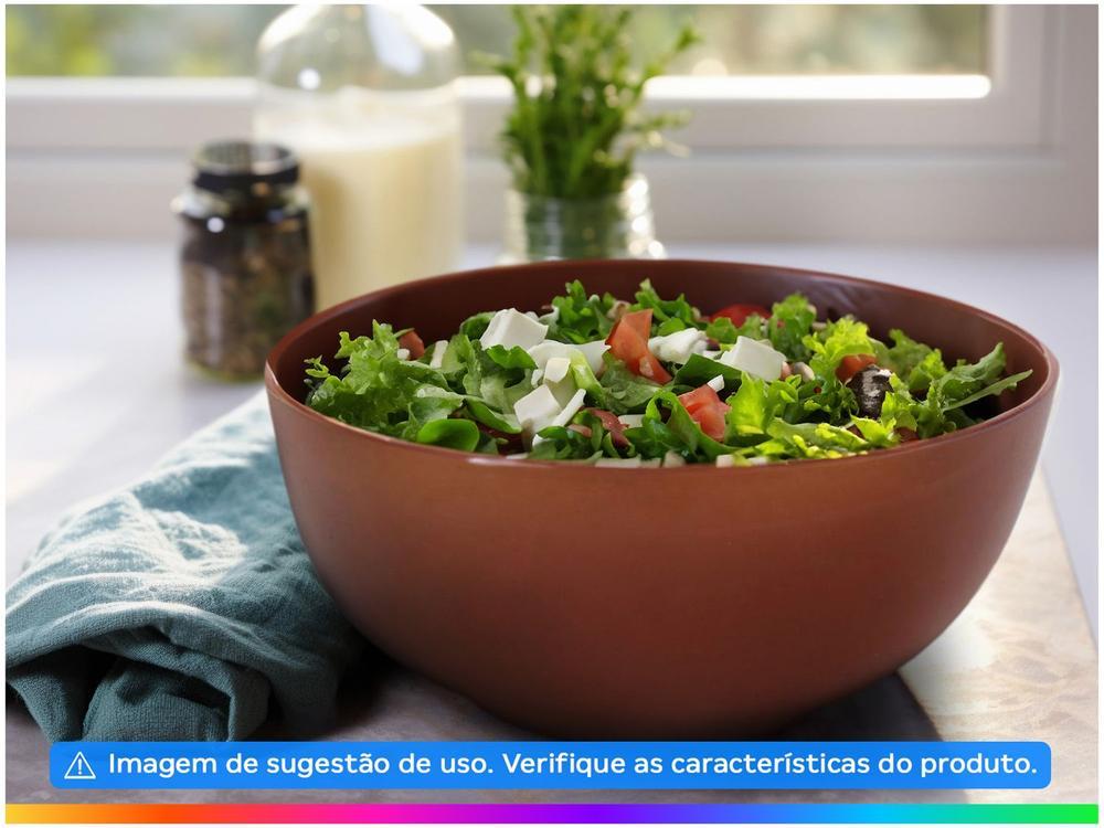 Bowl Fibra de Bambú Marrom Hauskraft FBBU004/MR 800ml - 2