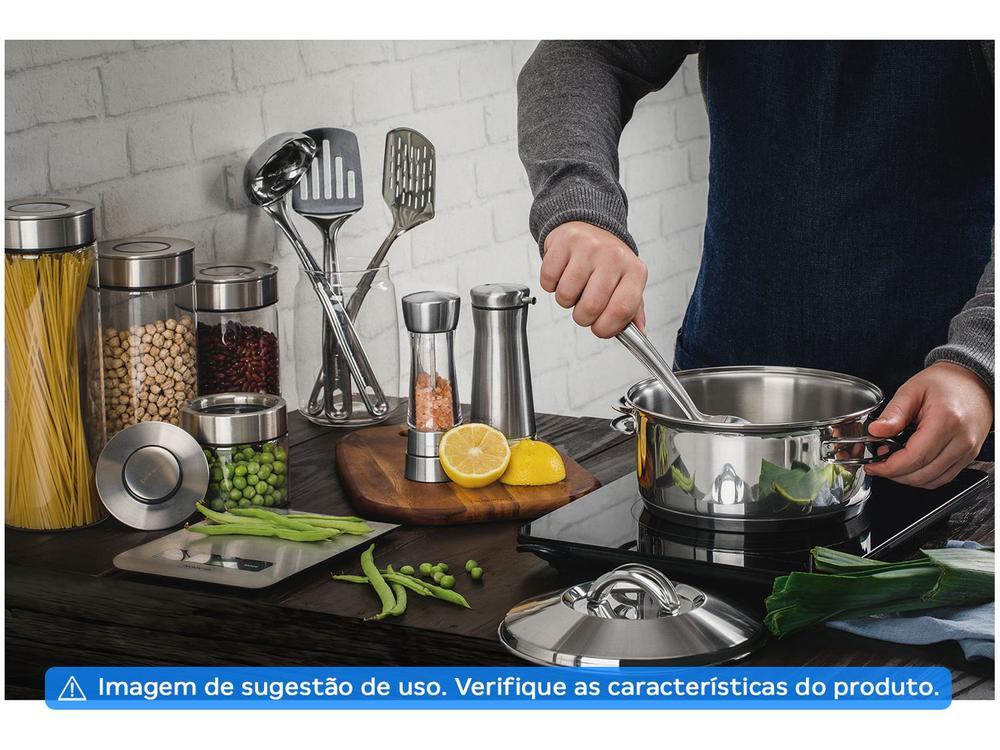 Pote de Vidro Hermético Tramontina com Tampa Redondo 700ml Purezza - 7