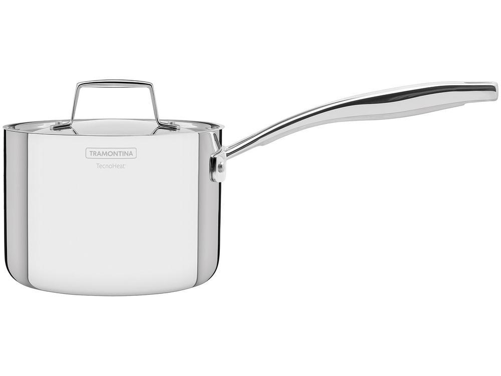 Caldeirão Inox Tramontina Fundo triplo 1,5L 14cm Grano - 1