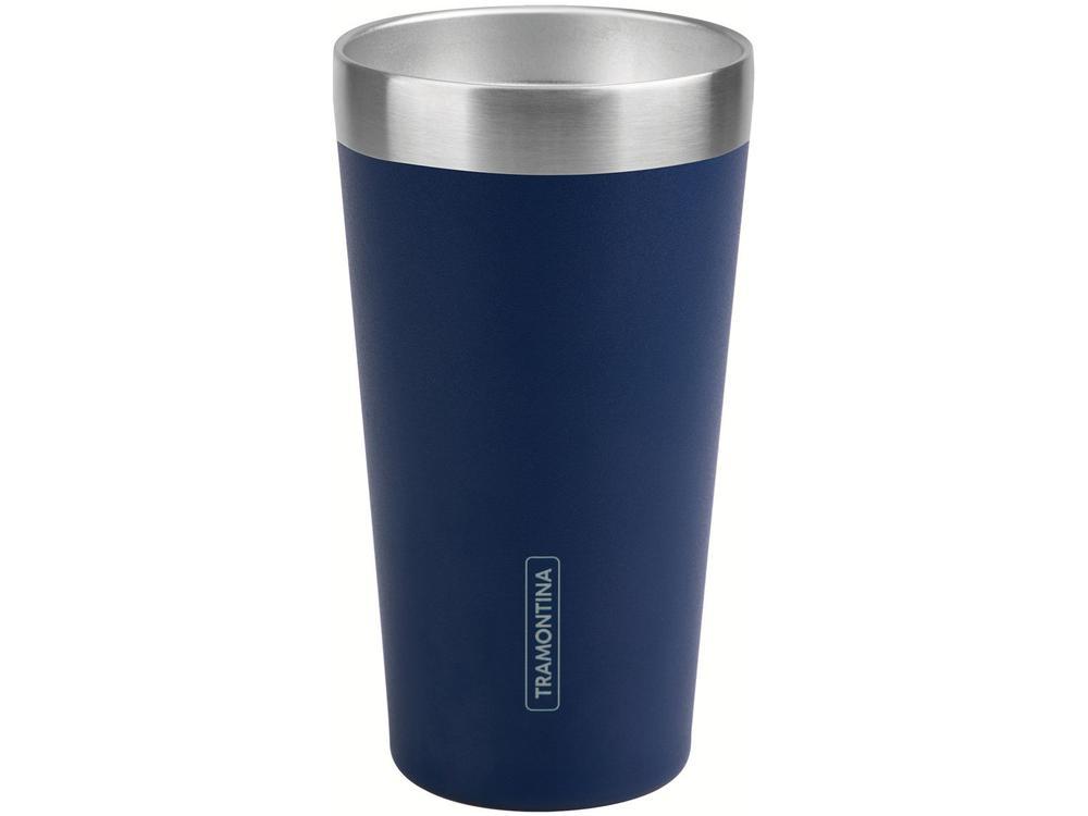 Copo Térmico Parede Dupla Tramontina Exata 61646420 Azul 420ml - 1