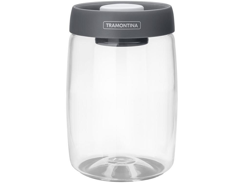 Pote de Vidro Hermético Tramontina com Tampa Redondo 1,2L Purezza - 1