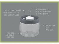 Pote de Vidro Hermético Tramontina com Tampa Redondo 1,2L Purezza - 3