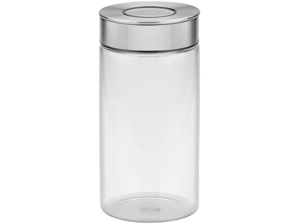 Pote de Vidro Hermético Tramontina com Tampa Redondo 1,4L Purezza - 1