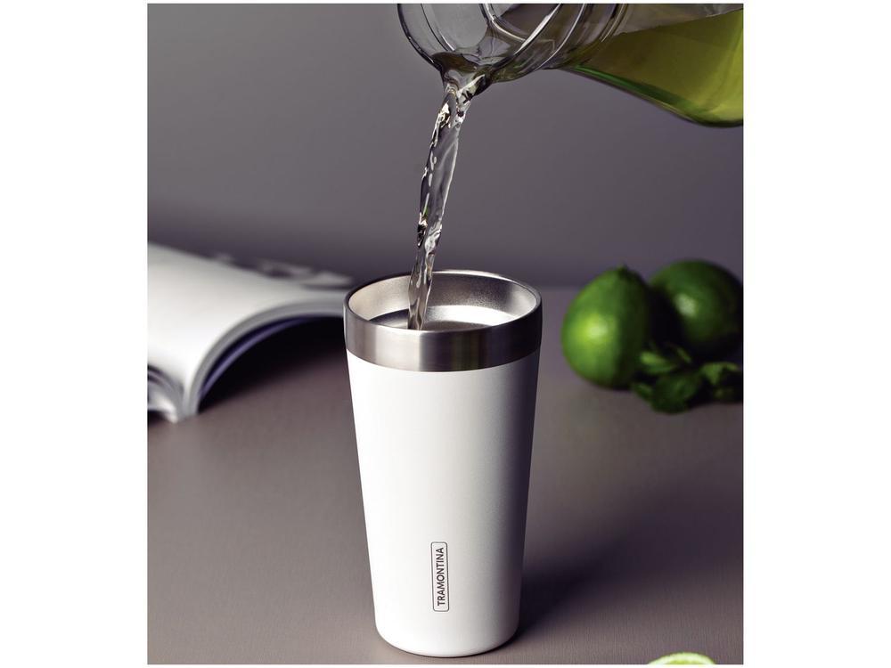 Copo Térmico Parede Dupla Tramontina Exata 61646410 Branco 420ml - 3