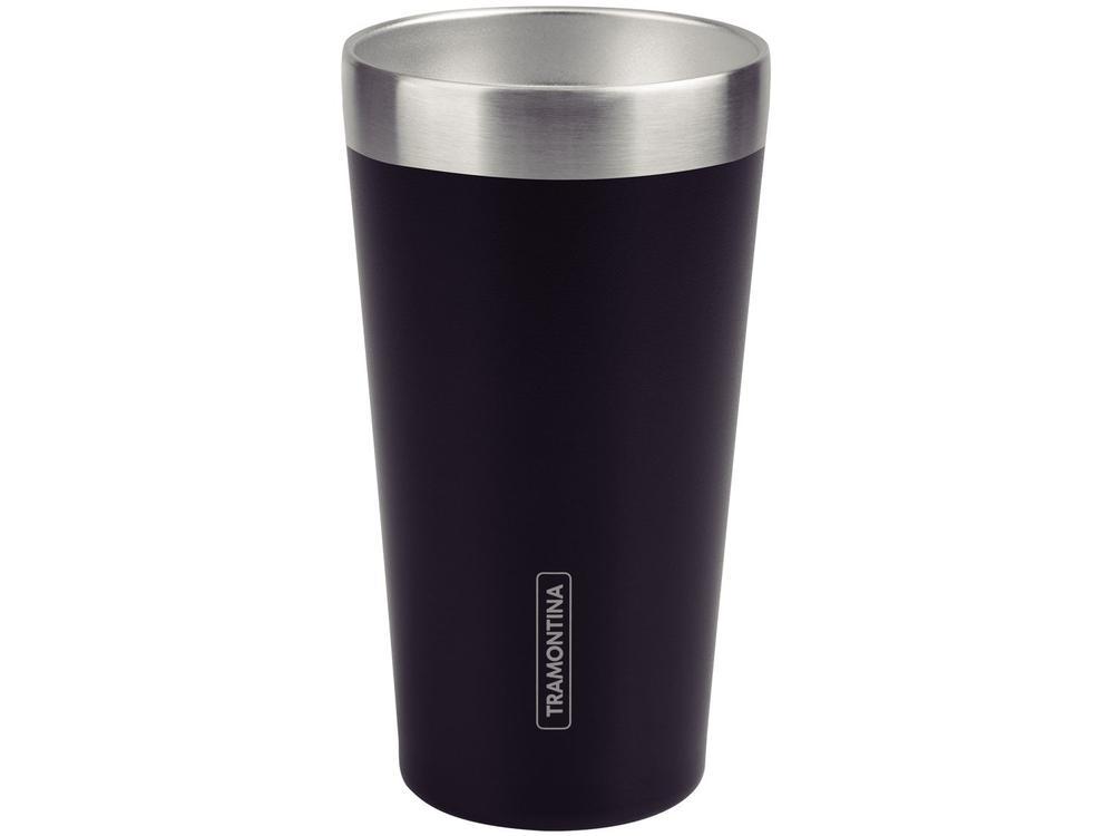 Copo Térmico Parede Dupla Tramontina Exata 61646400 Preto 420ml - 1