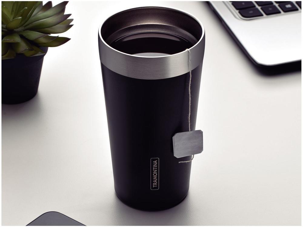 Copo Térmico Parede Dupla Tramontina Exata 61646400 Preto 420ml - 4