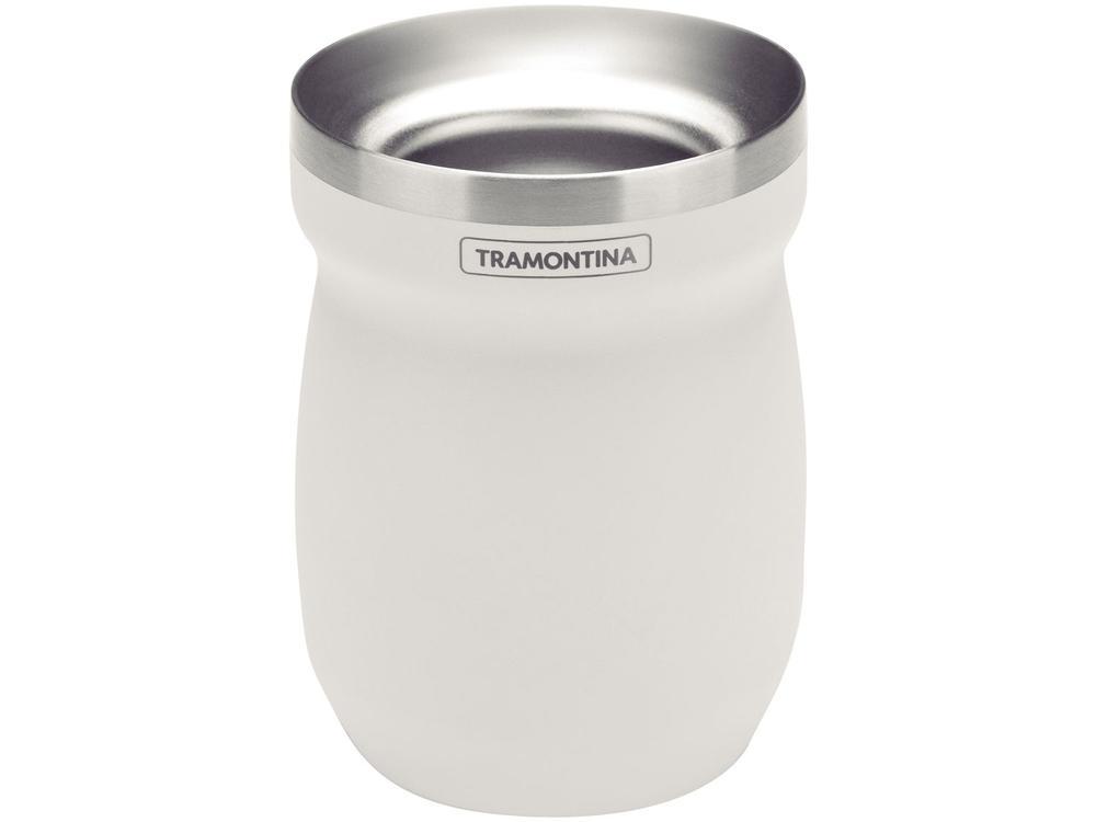 Cuia de Chimarrão e Tereré Térmica Inox Tramontina ILEX 61647210 Branco 240ml - 1