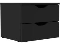 Gaveteiro para Quarto 2 Gavetas Multivisão Decore FLOW-UV-BR - 1