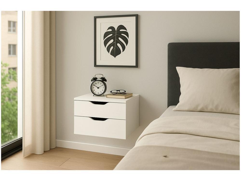 Gaveteiro para Quarto 2 Gavetas Multivisão Decore FLOW-UV-BR - 2