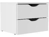 Gaveteiro para Quarto 2 Gavetas Multivisão Decore FLOW-UV-BR - 1