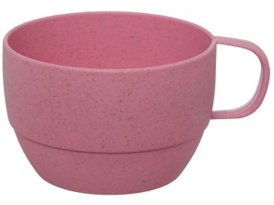 Caneca de Chá e Café Rosa 330ml Hauskraft Fibra de Bambu FBBU009/RS