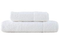 Jogo de Toalhas de Banho Dohler 100% Algodão Kairo Branco 2 Peças - 1