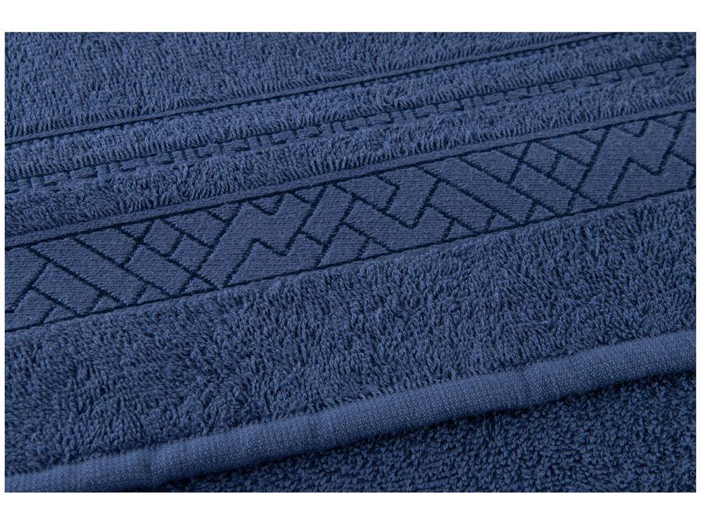 Jogo de Toalhas de Banho e Rosto Dohler de Algodão Premium Azul 2 Peças - 7