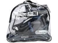 Patins in Line Lulie Sport ML008 Preto e Azul Escuro - 8