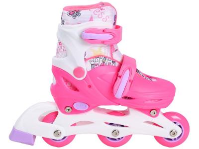 Patins in Line Infantil Princess Lulie Sport ML003 Rosa