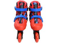 Patins in Line Infantil Xtreme Lulie Sport ML004 Vermelho Azul e Preto com Acessórios