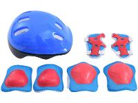 Patins in Line Infantil Xtreme Lulie Sport ML004 Vermelho Azul e Preto com Acessórios - 6