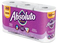 Papel Toalha Folha Dupla Bracell Absoluto 3 Rolos 360 Folhas - 1