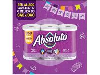 Papel Toalha Folha Dupla Bracell Absoluto 3 Rolos 360 Folhas - 2