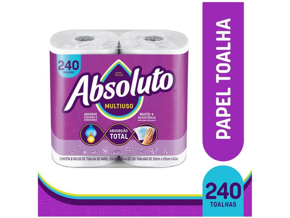 Papel Toalha Folha Dupla Bracell Absoluto 2 Rolos 240 Folhas - 5