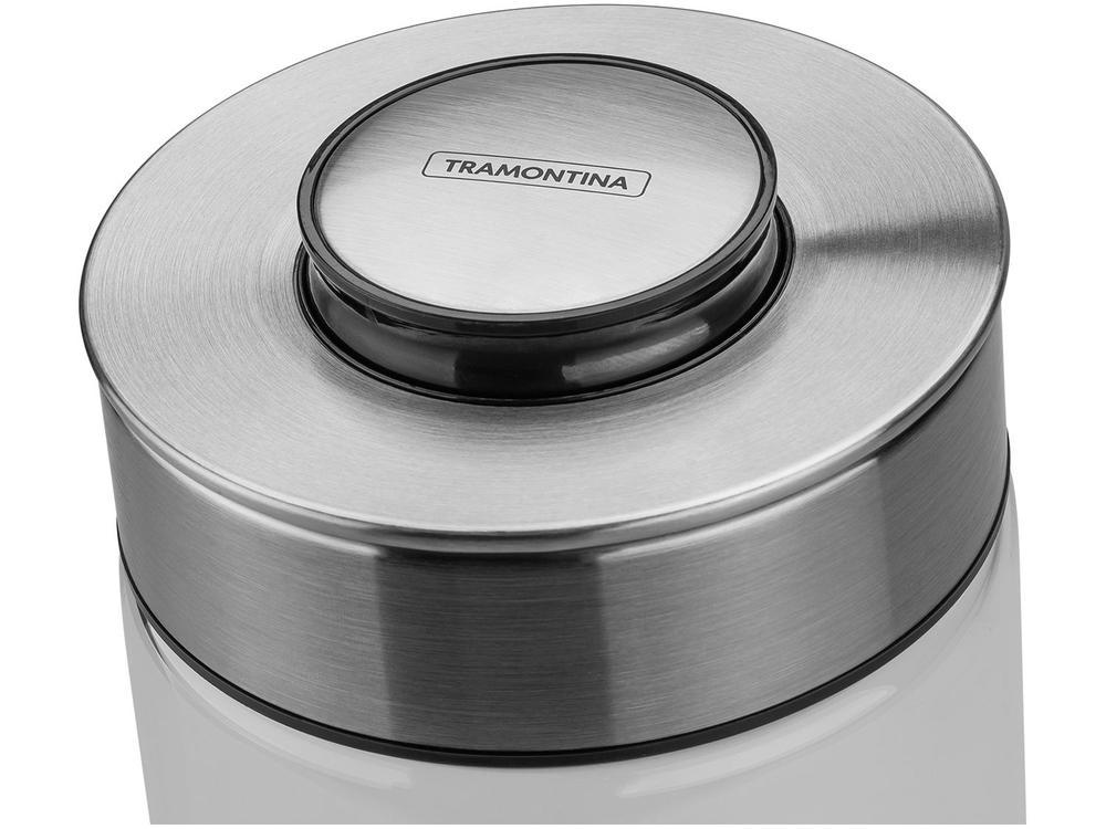 Pote de Vidro Hermético Tramontina com Tampa Redondo 400ml Purezza - 4
